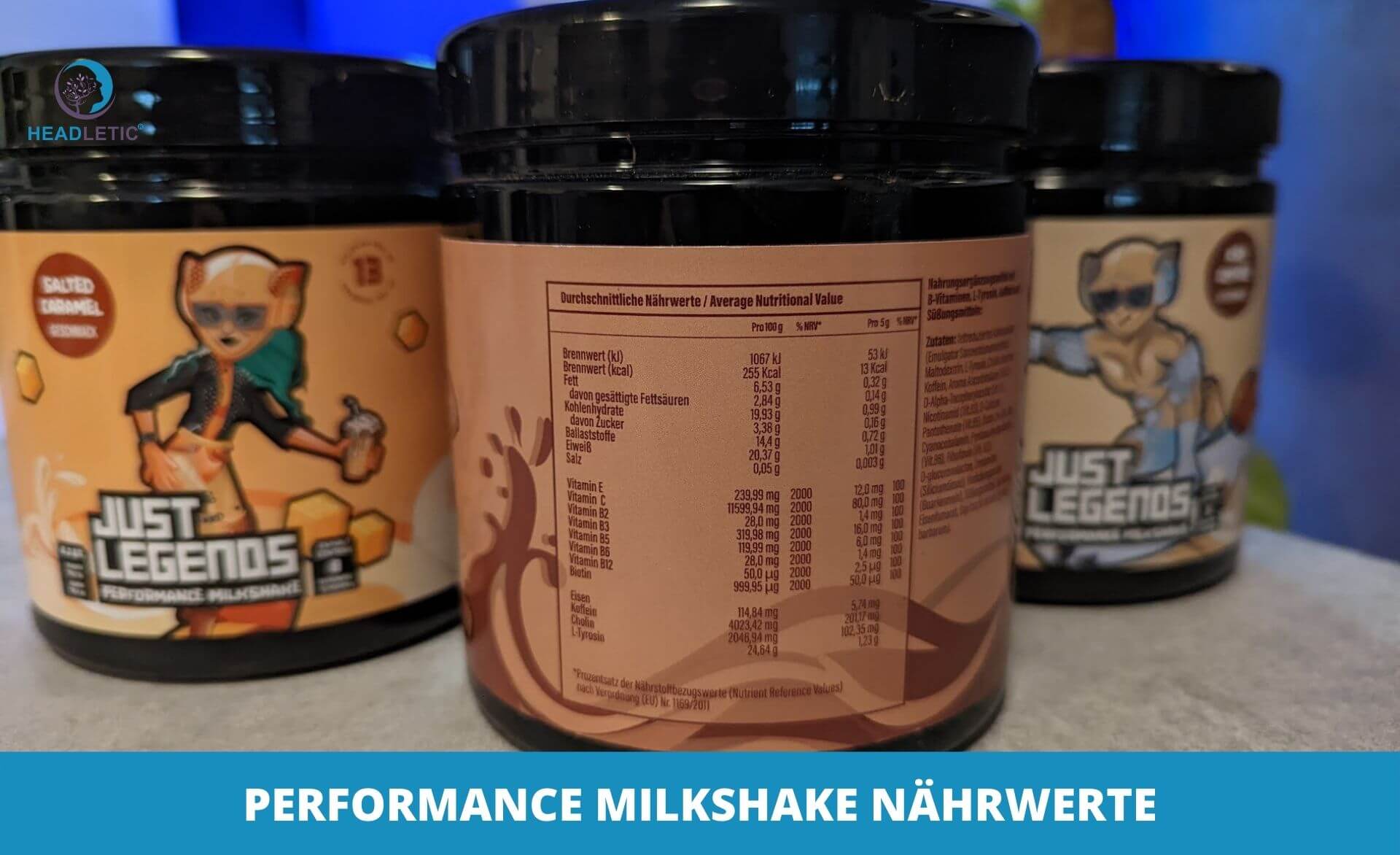 Just Legends Performance Milkshake Triple Chocolate Nährwerte