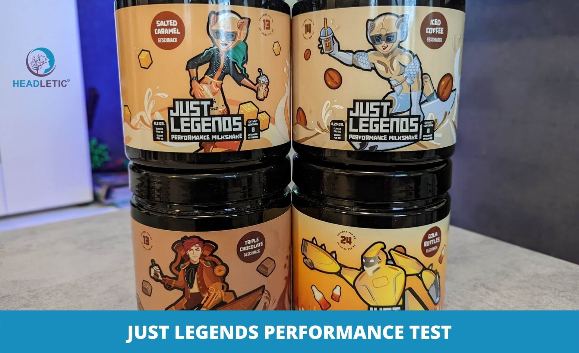 Just Legends Performance Milkshake und Booster 2.0 im Test