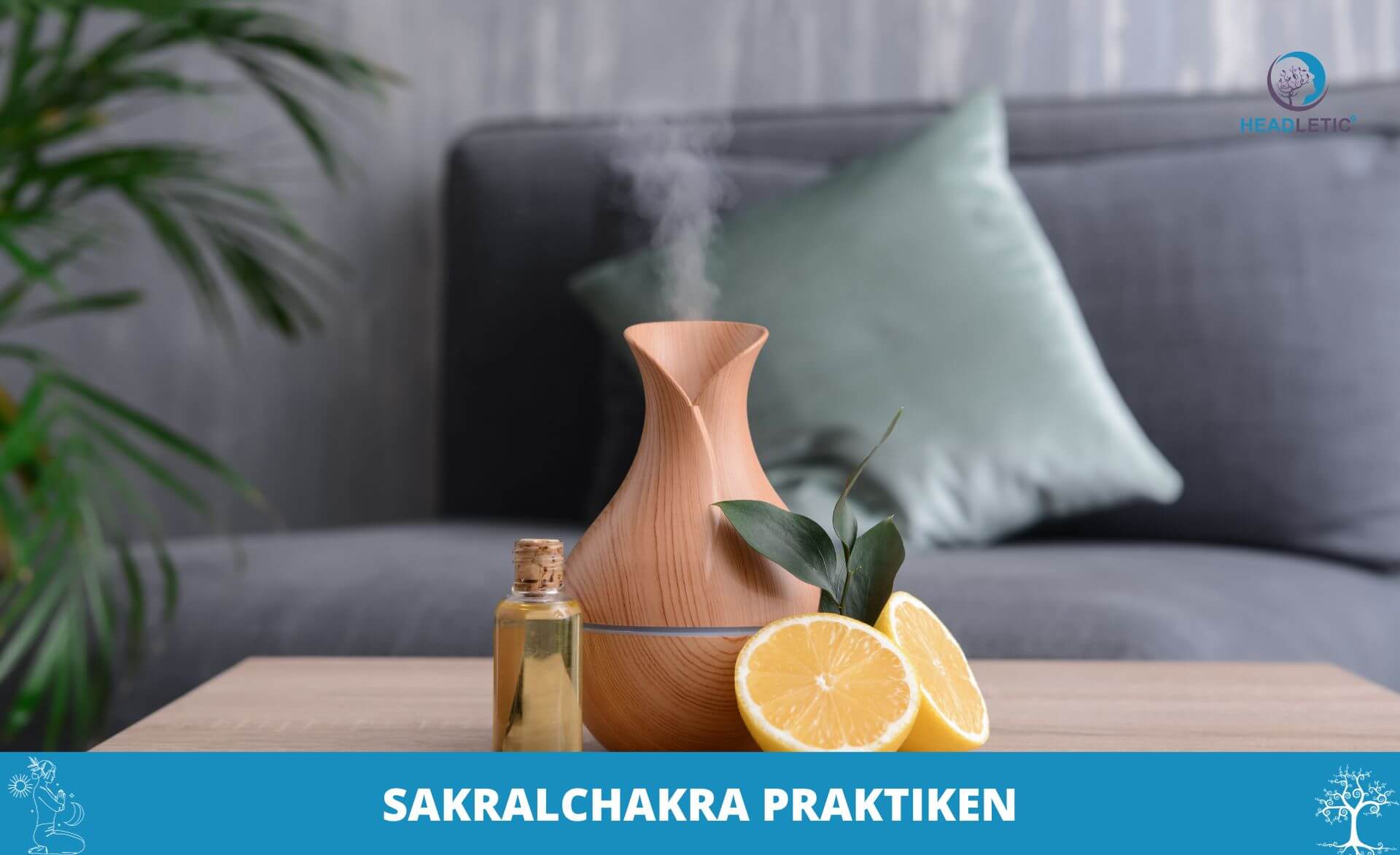 das richtige Aroma während der Meditation auf das Sakralchakra.